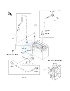 JS 800 A [800 SX-R] (A6F-A9F) A6F drawing ELECTRICAL EQUIPMENT-- A6F- -