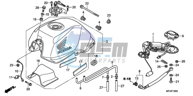 FUEL TANK/FUEL PUMP