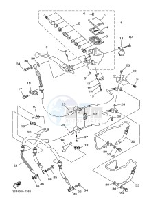 XJ6N ABS 600 XJ6-N (NAKED, ABS) (36B6) drawing FRONT MASTER CYLINDER