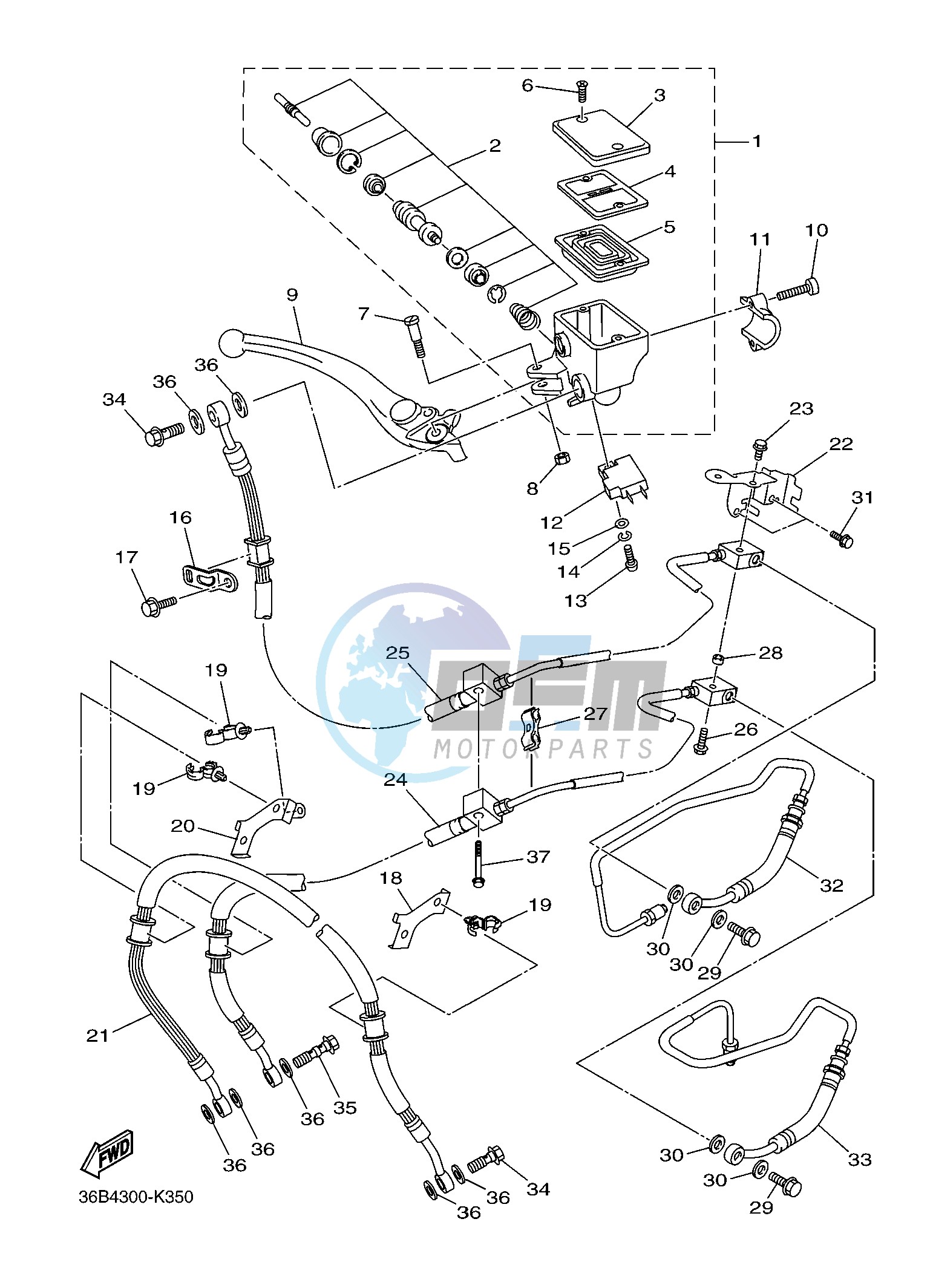 FRONT MASTER CYLINDER