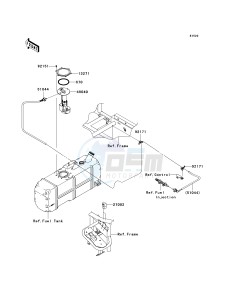 KAF 620 S [MULE 4010 TRANS4X4 HARDWOODS GREEN HD] (S9F-SAF) S9F drawing FUEL PUMP