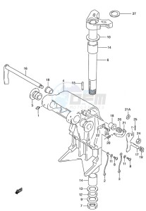 DT 140 drawing Swivel Bracket (1996 to 2001)