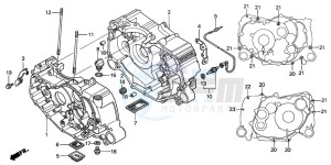 TRX350FM RANCHER 4X4 drawing CRANKCASE