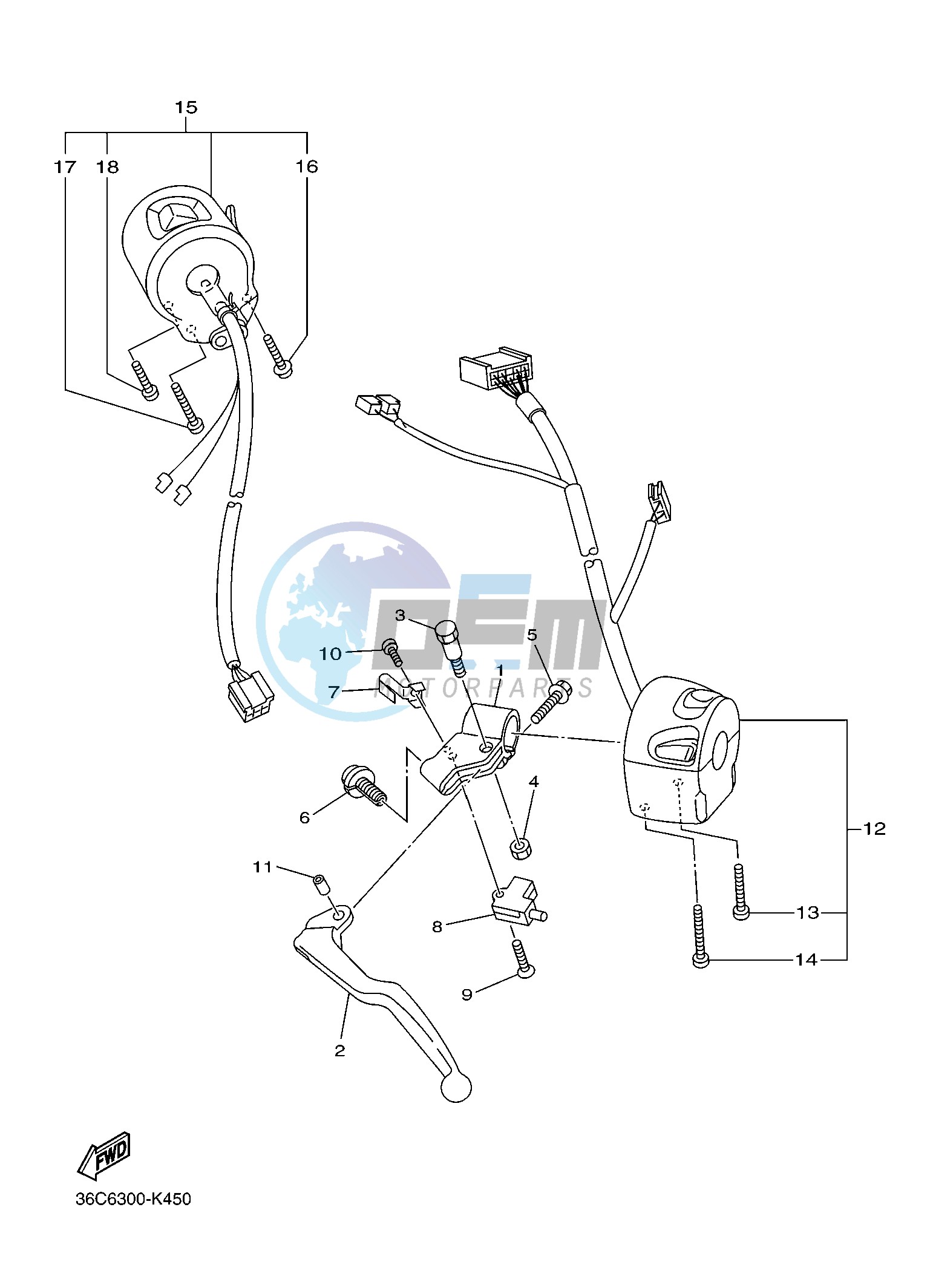 HANDLE SWITCH & LEVER