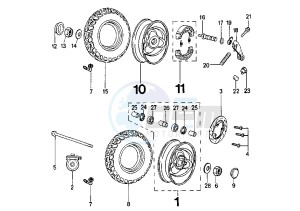 SQUAB - 50 cc drawing WHEELS