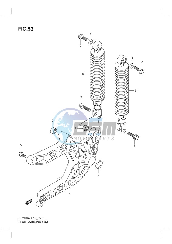 REAR SWINGINGARM