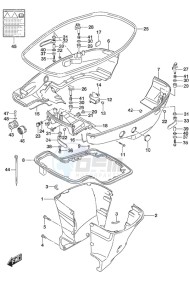 DF 300AP drawing Side Cover w/Transom (L)