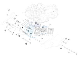 SPRINT 125 4T 3V IE NOABS E2-E3 (APAC) drawing Swinging arm