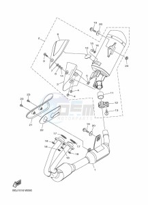 MT-25 MTN250-A (BGJ1) drawing EXHAUST