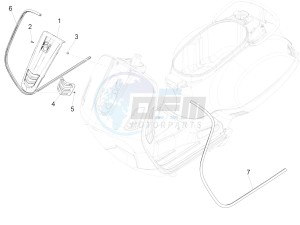 GTS 150 4T 3V IE ABS E4 (EMEA) drawing Front shield