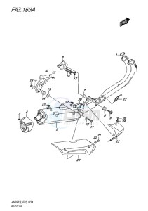 AN650Z ABS BURGMAN EXECUTIVE EU drawing MUFFLER