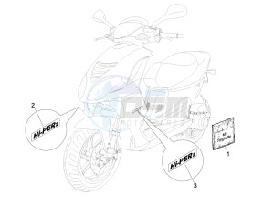 NRG 50 power DT drawing Plates - Emblems