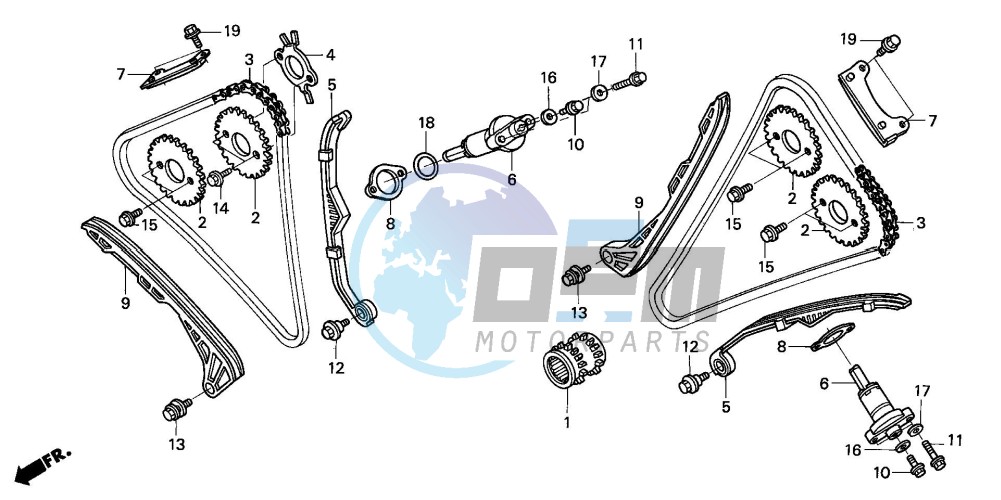 CAM CHAIN/TENSIONER