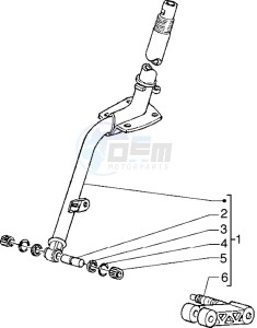 Hexagon 125 GT drawing Steering column