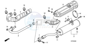 TRX420FAA Europe Direct - (ED) drawing EXHAUST MUFFLER