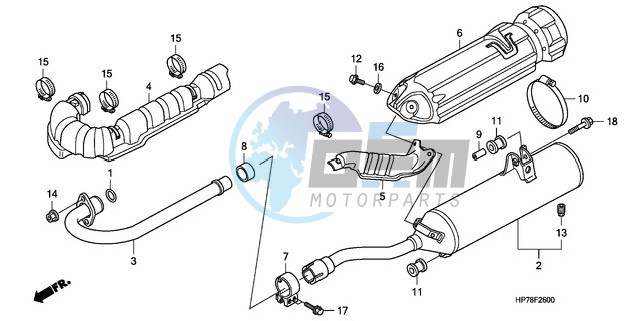 EXHAUST MUFFLER