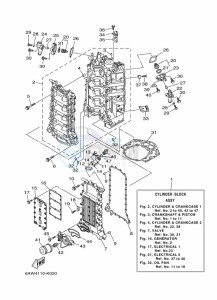 F300AETU drawing CYLINDER--CRANKCASE-1