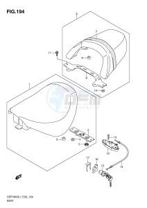 VZR1800 (E2) INTRUDER drawing SEAT (VZR1800L1 E24)