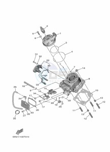 YZ65 (BR8M) drawing CYLINDER