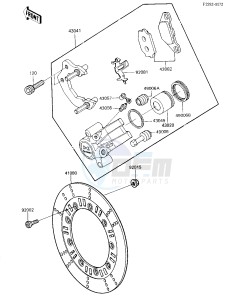 KL 600 B [KL600] (B1-B2) [KL600] drawing FRONT BRAKE