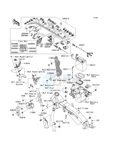 VN 2000 J [VULCAN 2000 CLASSIC LT] (8F-9F) 0J9F drawing CHASSIS ELECTRICAL EQUIPMENT