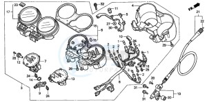 CB600F HORNET drawing METER (1)