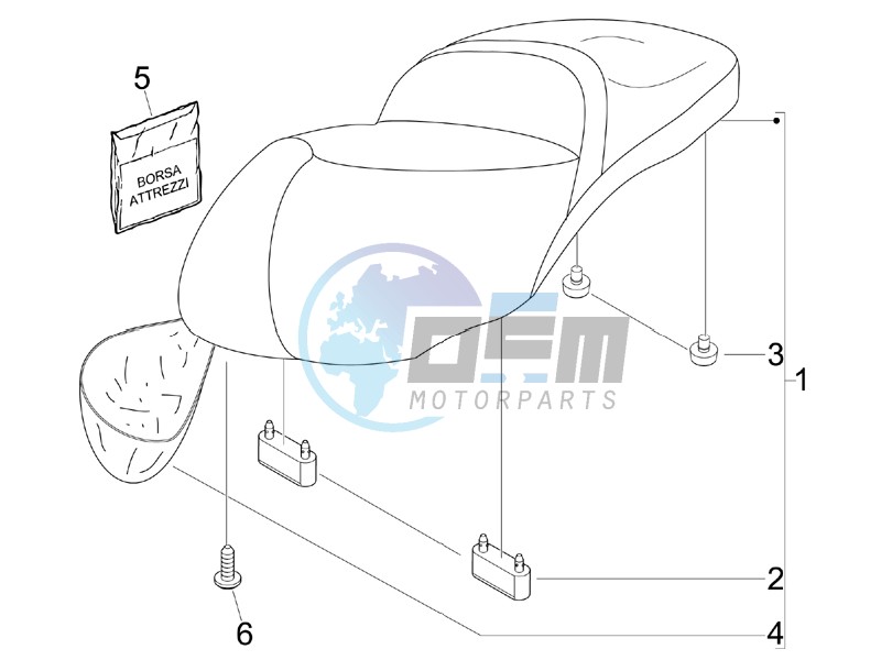 Saddle seats - Tool roll