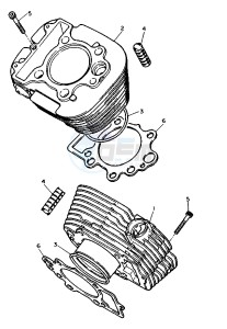 XV VIRAGO 535 drawing CYLINDER