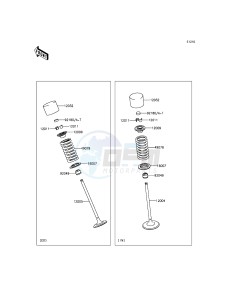 ER-6F EX650EEF XX (EU ME A(FRICA) drawing Valve(s)