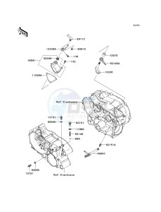 KVF 360 B [PRAIRIE 360] (B6F-B9F) B7F drawing GEAR CHANGE MECHANISM