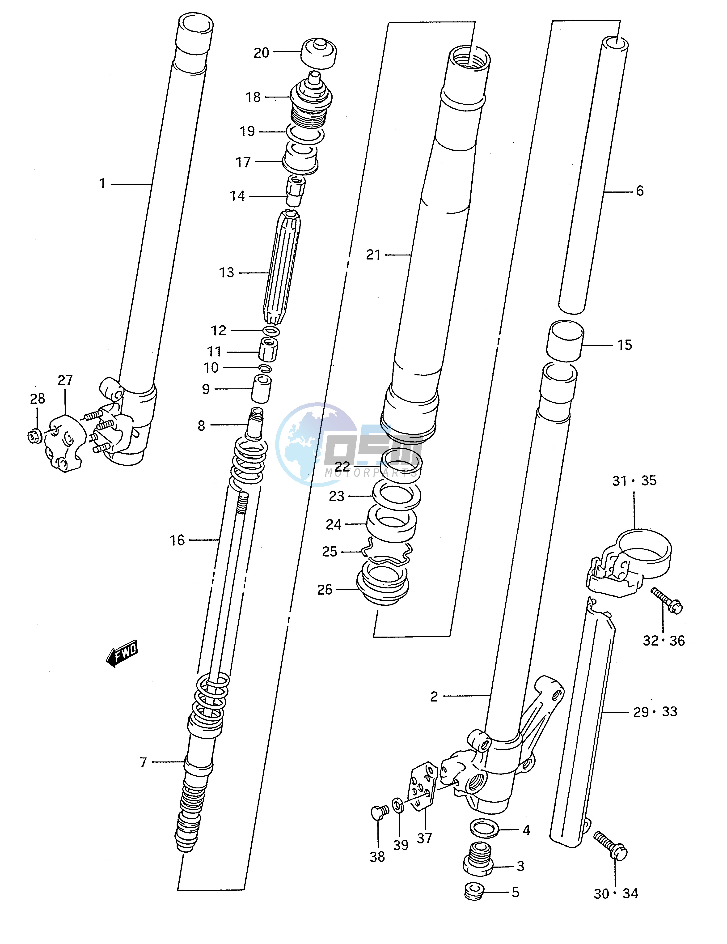 FRONT DAMPER (MODEL K)