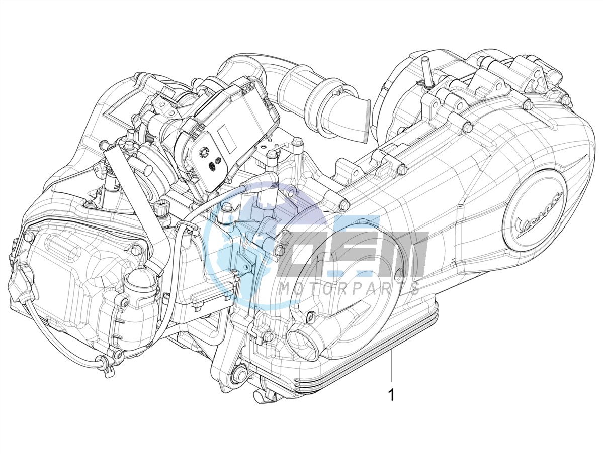 Engine, assembly