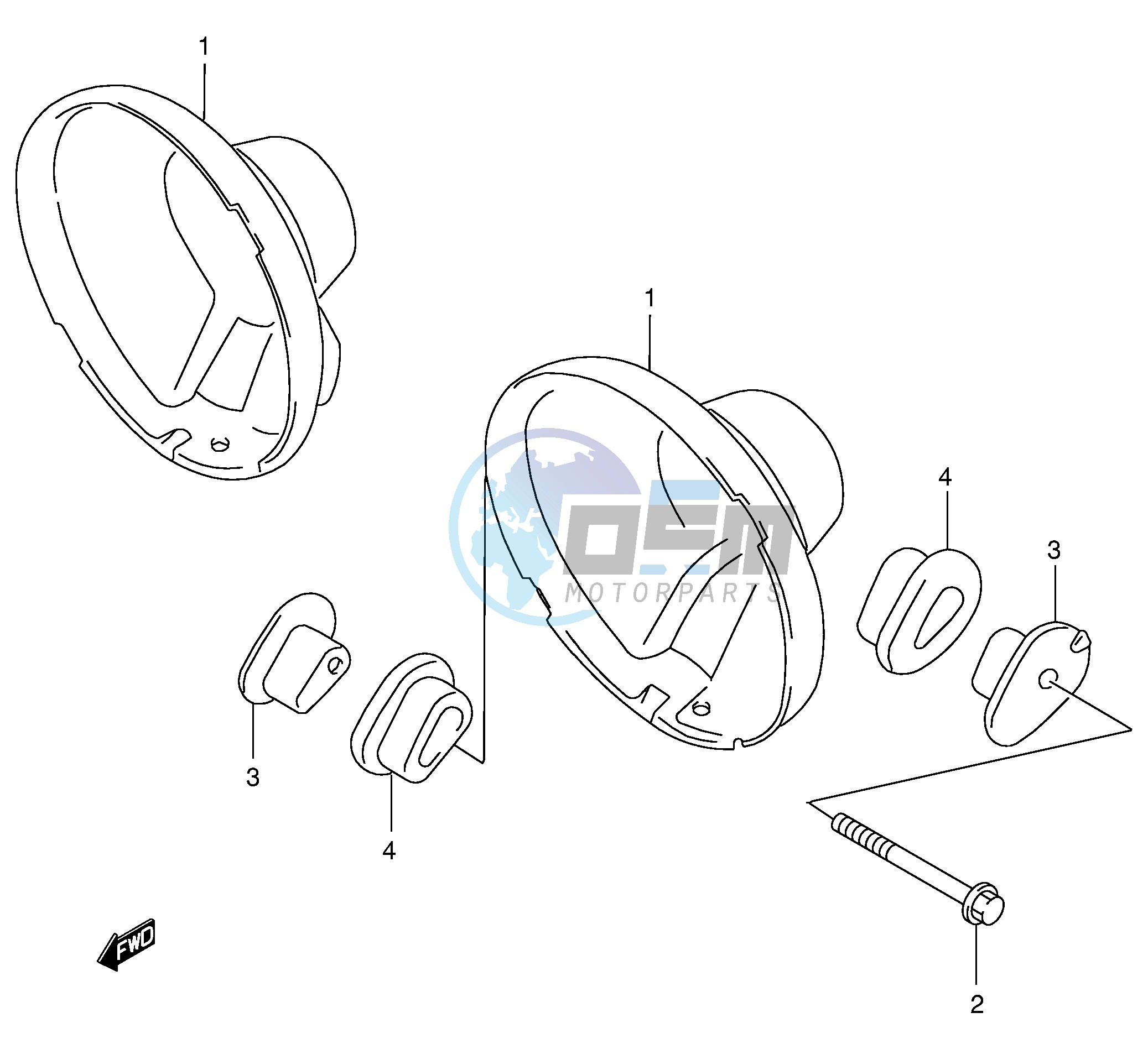 HEADLAMP HOUSING