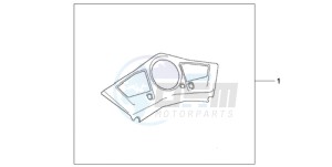 VFR8009 Ireland - (EK / MME TWO) drawing METER PANEL