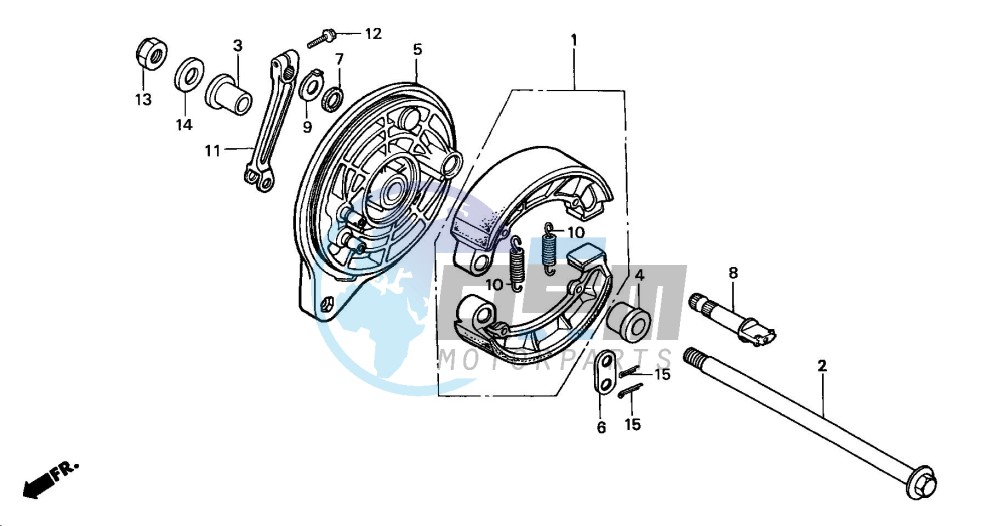 REAR BRAKE PANEL