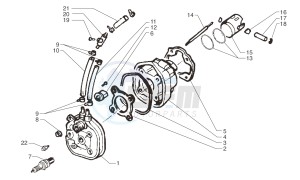 Ark LC LIMITED- Matt Black-Black 125 drawing Cylinder- piston