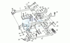 850 T5 Polizia - CC - PA - NC Polizia/CC/PA/NC drawing Foot rests - lateral stand