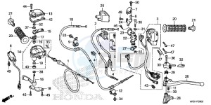 TRX420FM1H TRX420 ED drawing SWITCH/CABLE