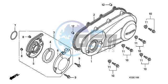 LEFT CRANKCASE COVER