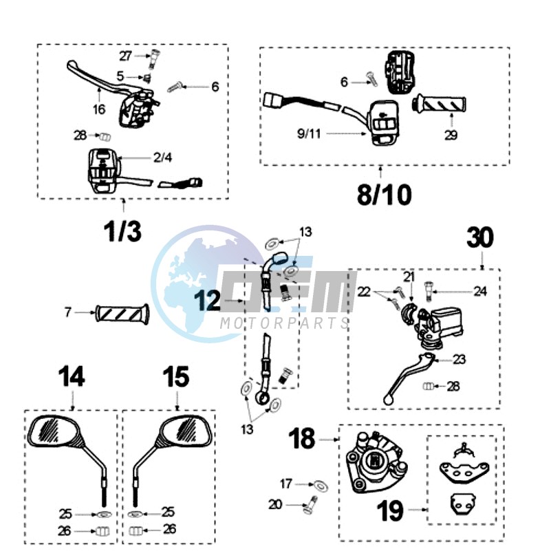 BRAKE SYSTEM HENG TONG SHOWA FORK