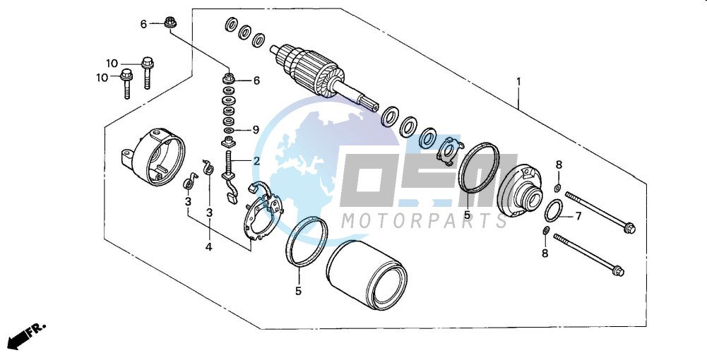 STARTING MOTOR (CBR900RR2,3)