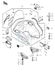 KZ 1000 P [POLICE 1000] (P1-P5) [POLICE 1000] drawing FAIRING