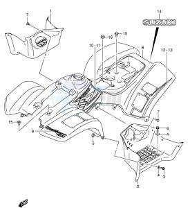 LT-A50 (P3-P28) drawing FRAME COVER (MODEL K5)