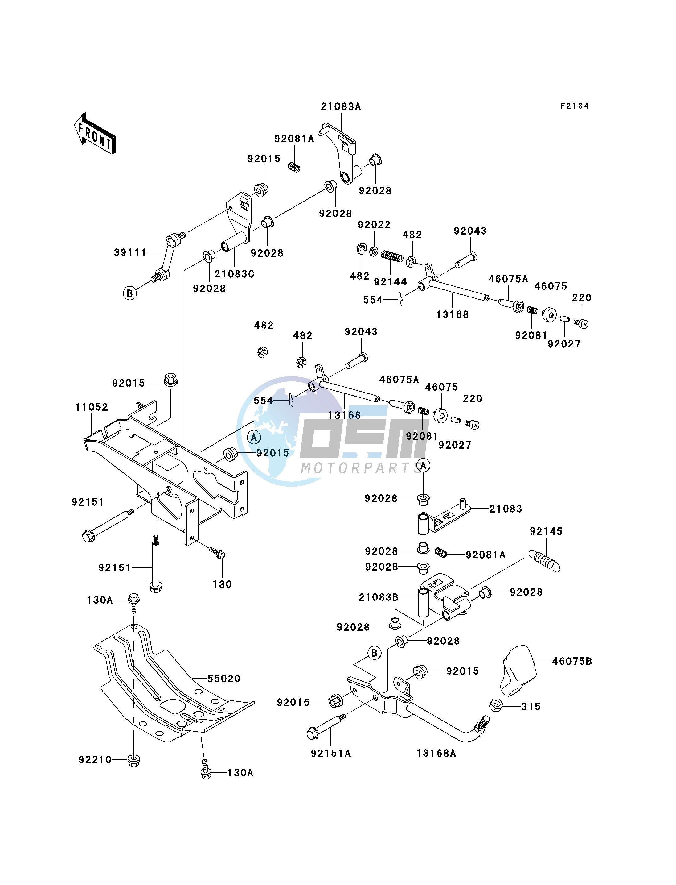 SHIFT LEVER-- S- -