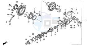 NTV650 drawing FINAL DRIVEN GEAR