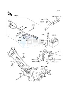 KLX110 KLX110CDF EU drawing Chassis Electrical Equipment