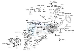 DOWNTOWN 300 I ABS drawing Cylinder Head Cover  Cylinder