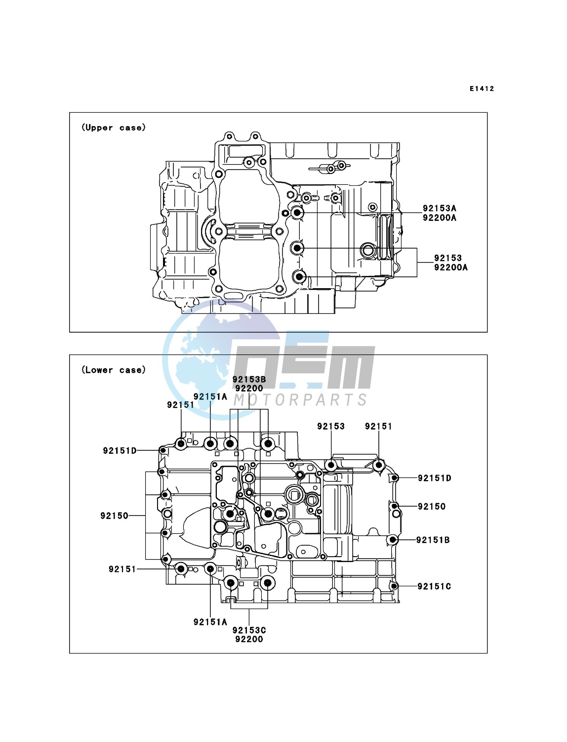 Crankcase Bolt Pattern