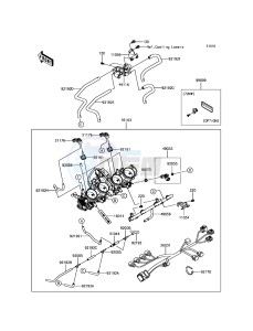 ZZR1400 ABS ZX1400JHF GB XX (EU ME A(FRICA) drawing Throttle