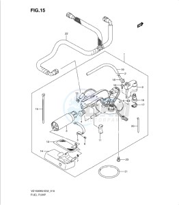 VZ1500K9 drawing FUEL PUMP